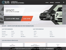 Tablet Screenshot of elite-auto.fr